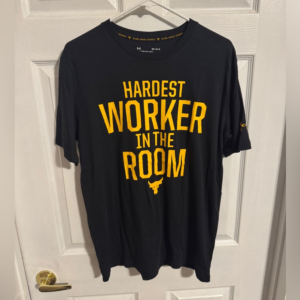 Under Armour Mens UA Project Rock HW T-Shirt